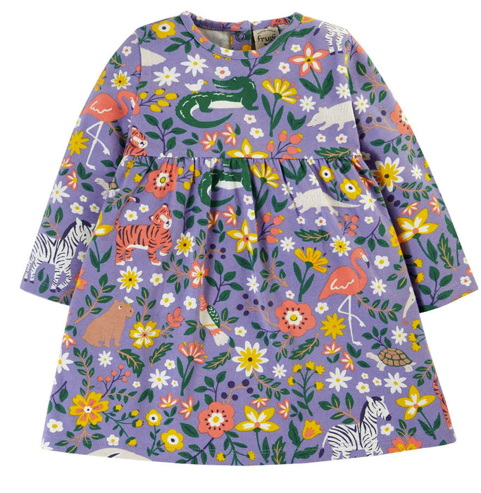 Frugi Dee Rainforest Friends Printed Dress