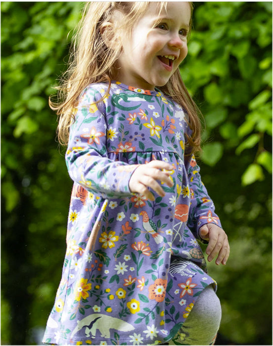 Frugi Dee Rainforest Friends Printed Dress