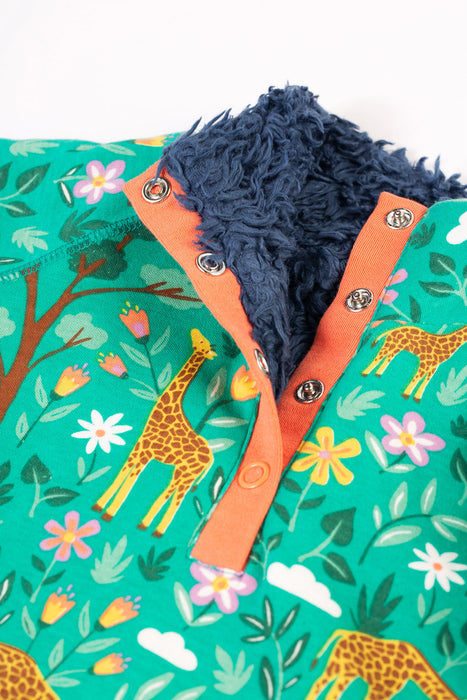 Frugi Tower Of Giraffes Snuggle Fleece — Maple Gifts