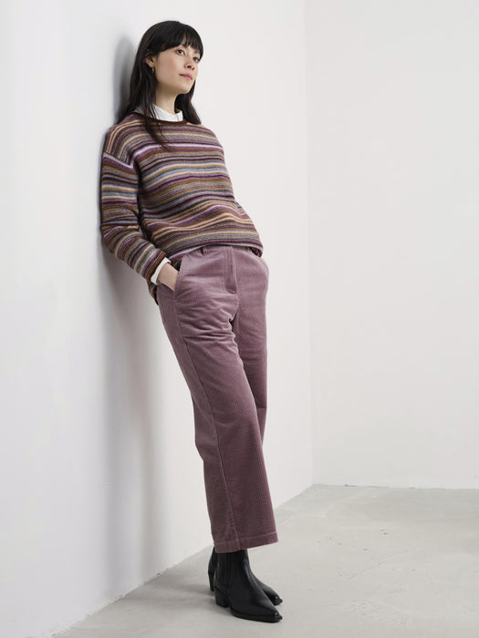 Seasalt Women's Fruity Jumper II In Ripple Marks Cocoa Multi