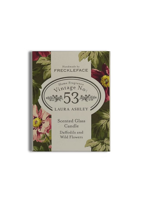 Freckleface Laura Ashley Glass Candle