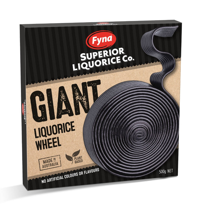 Fyna Giant Liquorice Wheel - 500g