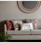 Gallery Direct Cosy Embroidered Cushion