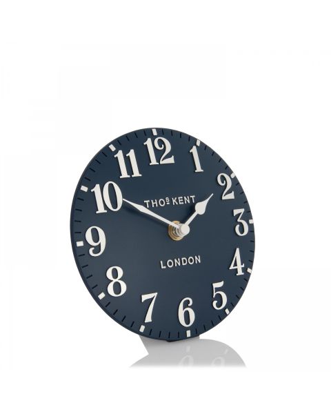 Gallery Direct Arabic Mantel Clock Faux Blue