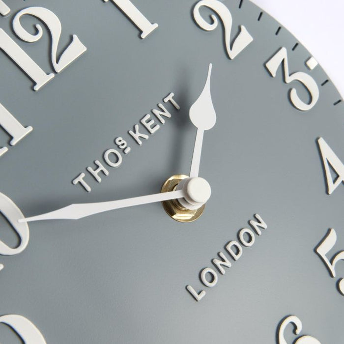 Gallery Direct Arabic Mantel Clock Faux Blue