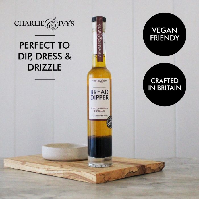 Charlie & Ivy's Garlic, Oregano & Balsamic Bread Dipper 200ml