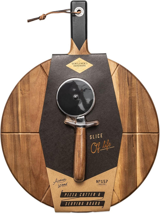 Gentleman's Hardware Pizza Cutter & Serving Board