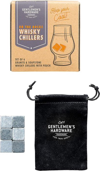 Gentlemen's Hardware Granite And Soapstone Whisky Chiller Stones