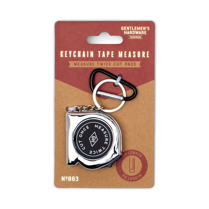 Gentlemen's Hardware Key Chain Tape Measure