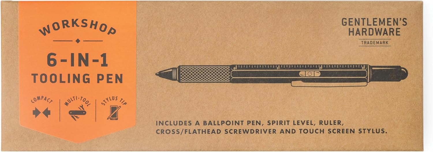 Gentlemen’s Hardware 6-in-1 Multi-Tool Ball Point Pen