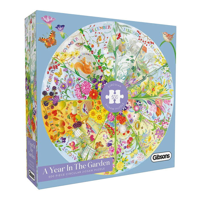 Gibsons A Year In The Garden 500pc Jigsaw Puzzle