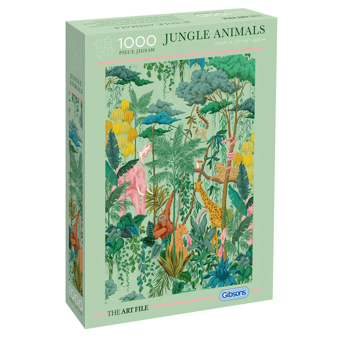 Gibsons The Art File Jungle 1000pc Jigsaw Puzzle