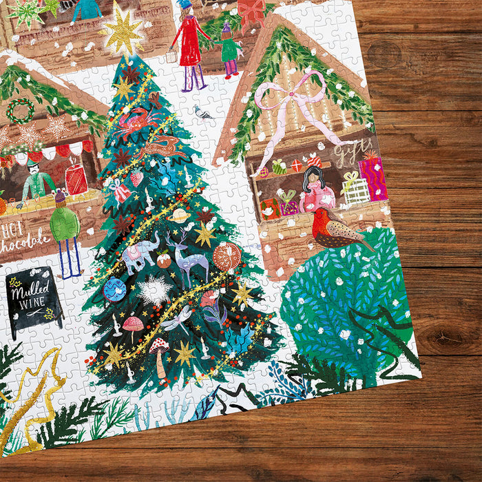 Gibsons Christmas in London 3 x 500 Piece Jigsaw