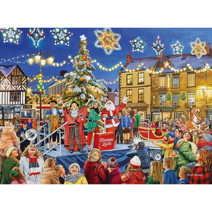 Gibsons Christmas Switch On 1000 Piece Jigsaw Puzzle