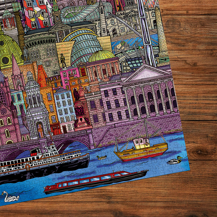 Gibsons Dublin Cityscape 500 Piece Jigsaw Puzzle