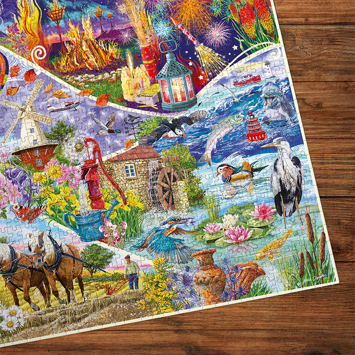 Gibsons Elemental 1000 Piece Jigsaw Puzzle