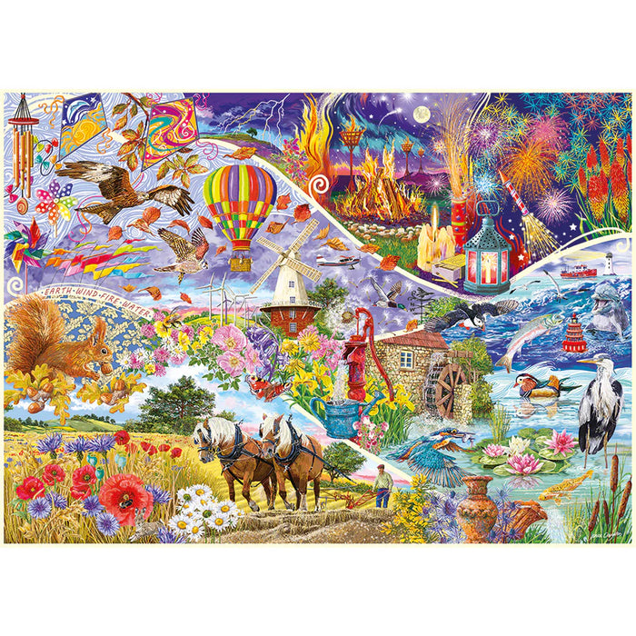 Gibsons Elemental 1000 Piece Jigsaw Puzzle