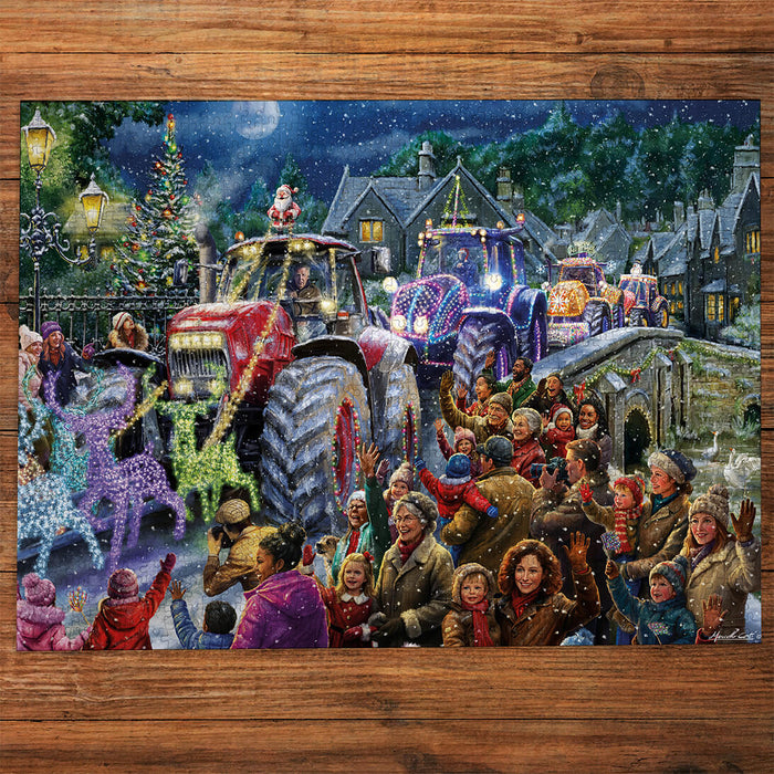 Gibsons Farmer Christmas 1000 Piece Jigsaw Puzzle