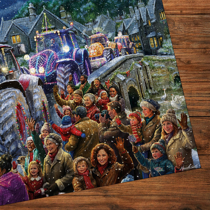 Gibsons Farmer Christmas 1000 Piece Jigsaw Puzzle