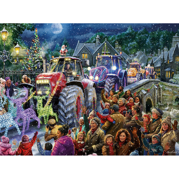 Gibsons Farmer Christmas 1000 Piece Jigsaw Puzzle