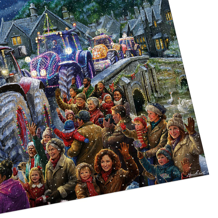 Gibsons Farmer Christmas 1000 Piece Jigsaw Puzzle