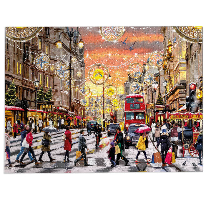 Gibsons Holiday Hustle 1000 Piece Jigsaw Puzzle