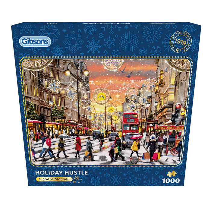 Gibsons Holiday Hustle 1000 Piece Jigsaw Puzzle