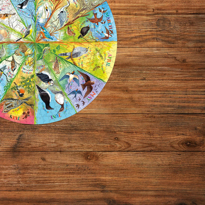 Gibsons RSPB Birds of the Year 500 Piece Circular Jigsaw Puzzle