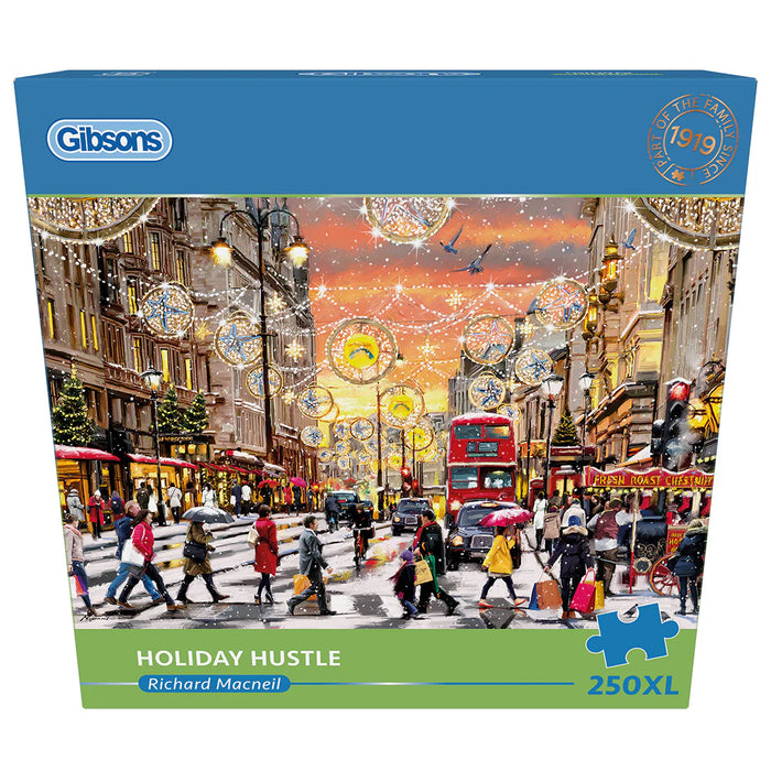 Gibsons Holiday Hustle Extra Large 250 XL Piece Jigsaw Puzzle