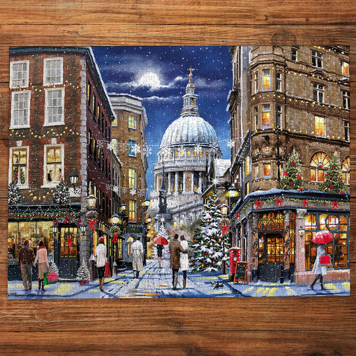 Gibsons St Paul's at Christmas 1000 Piece Jigsaw Puzzle