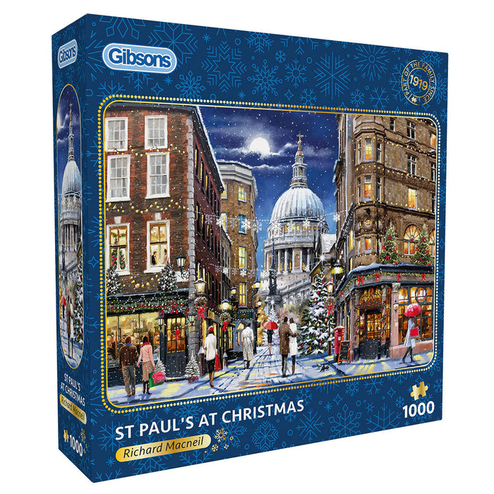 Gibsons St Paul's at Christmas 1000 Piece Jigsaw Puzzle