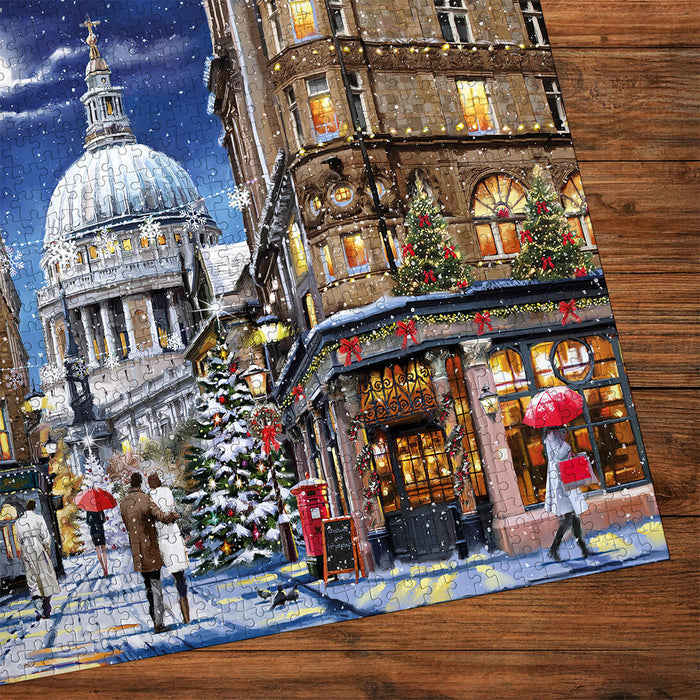 Gibsons St Paul's at Christmas 1000 Piece Jigsaw Puzzle