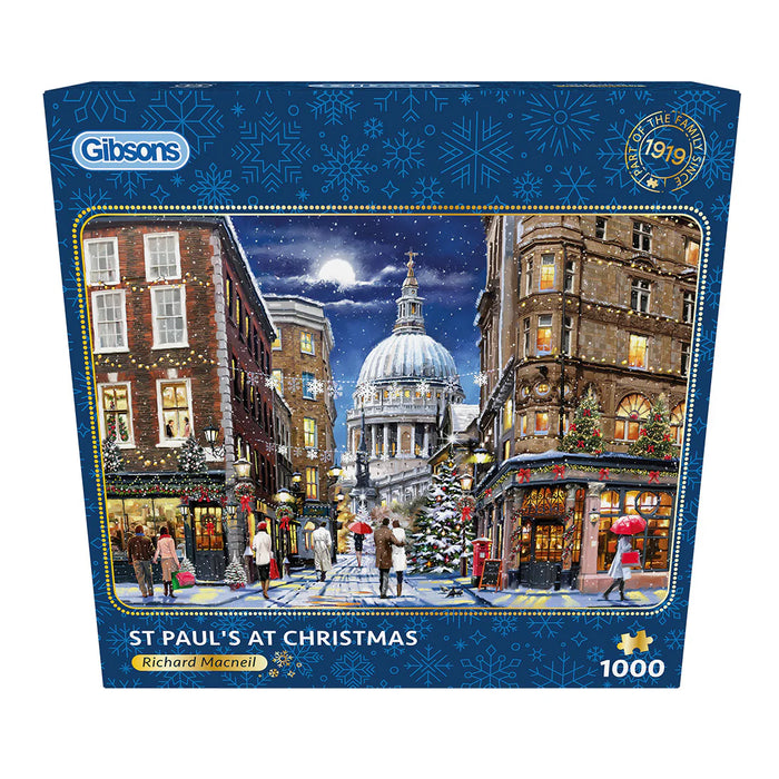 Gibsons St Paul's at Christmas 1000 Piece Jigsaw Puzzle