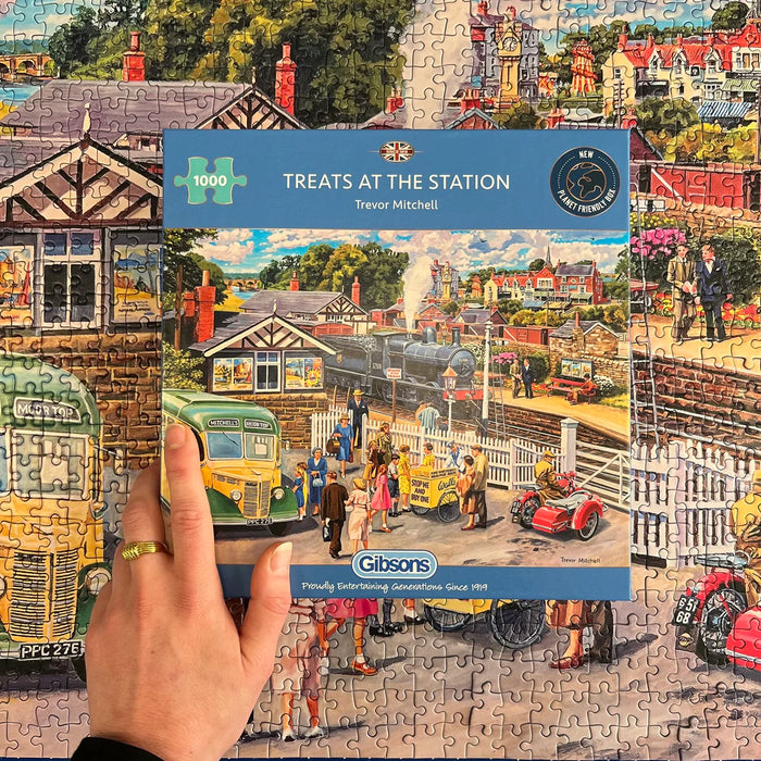 Gibsons Treats at the Station 1000pc Jigsaw Puzzle