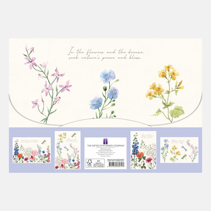 The Gifted Stationery Company Notecard Collection Wild Harmony