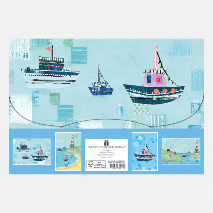 The Gifted Stationery Company Notecard Collection Sea Breeze