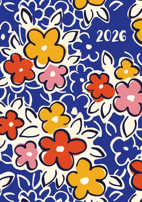 The Gifted Stationery Company 2026 A6 Flexi Diary - Happy Days