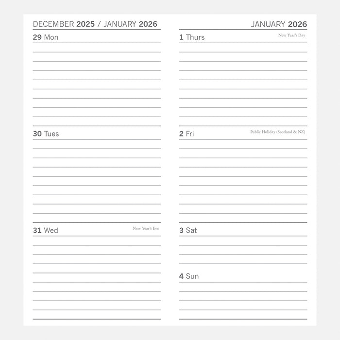 The Gifted Stationery Company 2026 Pocket Diary - Adorable Dogs