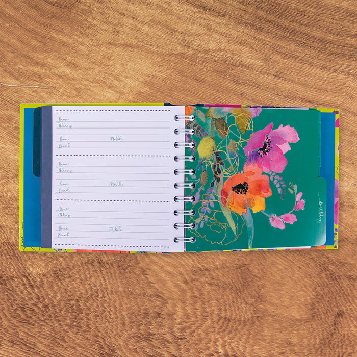 The Gifted Stationary Company - Address & Birthday Book – Anemones