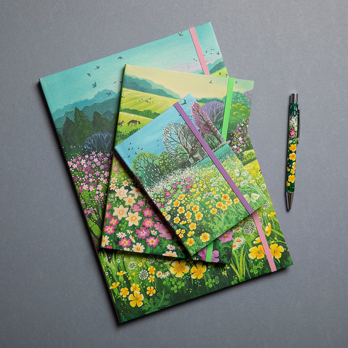 The Gifted Stationery Company A4 Notebook Country Stroll