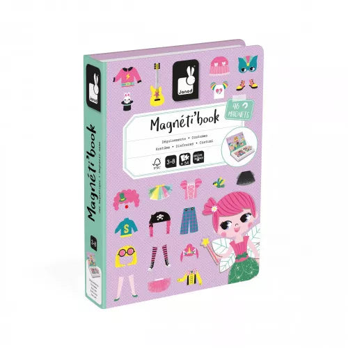 Janod Magneti'Book Girl's Costumes Game