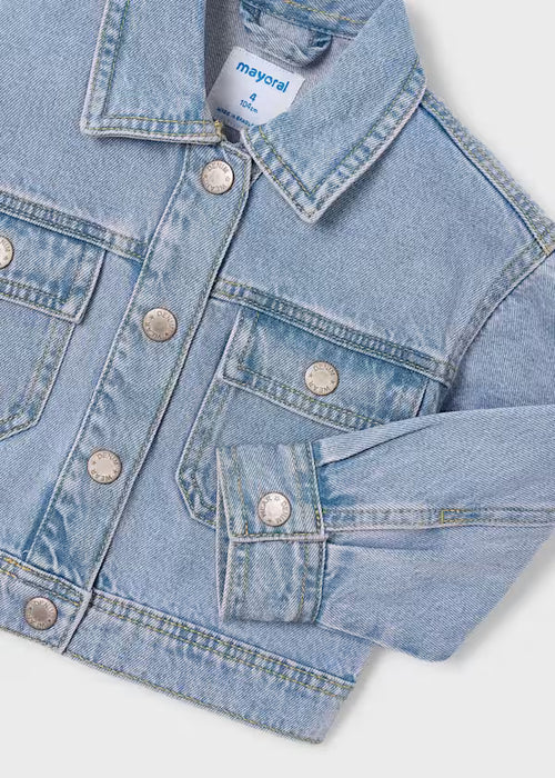 Mayoral Girls Light Denim Jacket