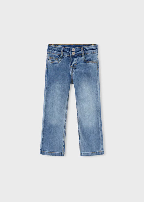 Mayoral Girls Light Denim Flare Jeans