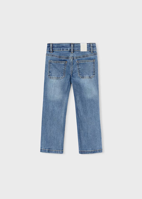 Mayoral Girls Light Denim Flare Jeans