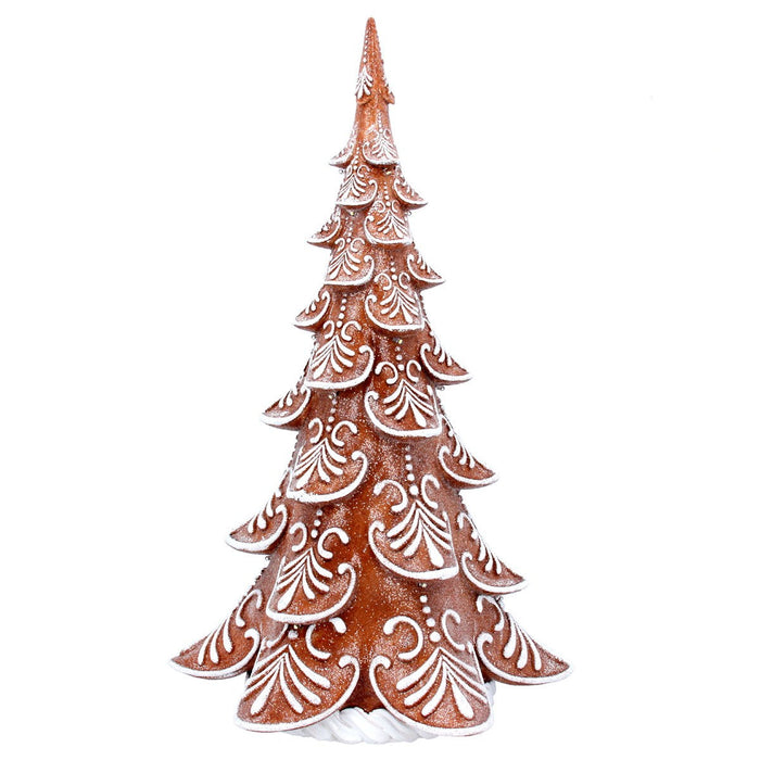 Gisela Graham LED Gingerbread Resin Christmas Tree