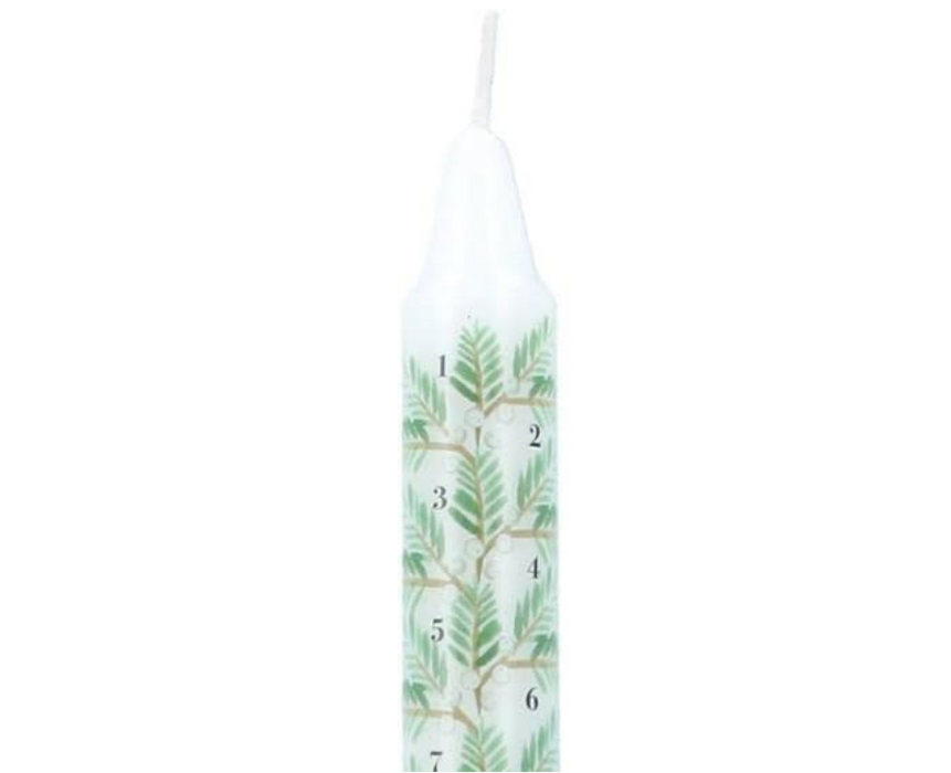 Gisela Graham Fir Sprigs & Berries Advent Candle