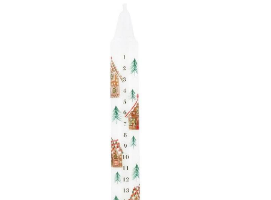 Gisela Graham Gingerbread House Advent Candle