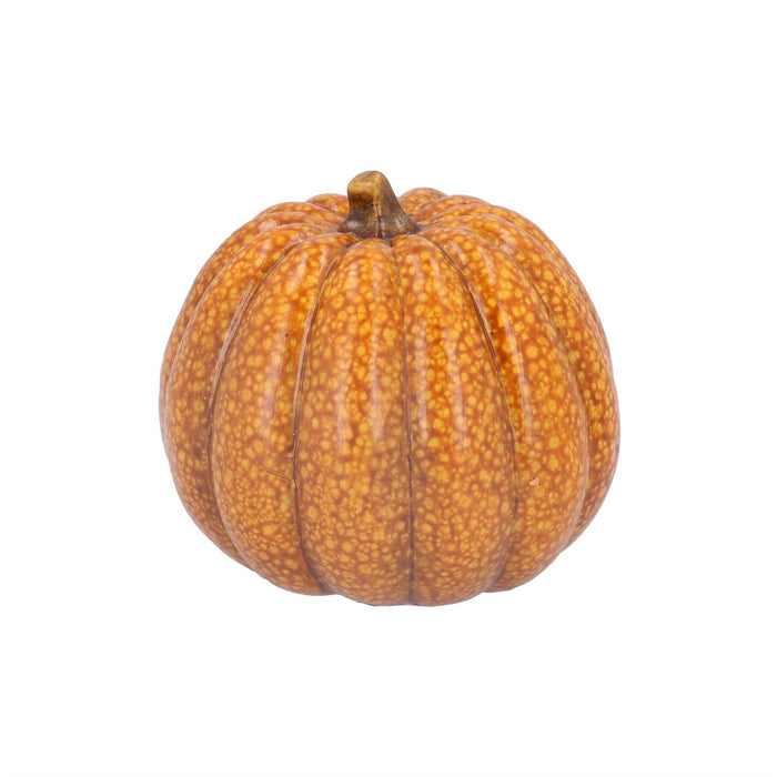 Gisela Graham Ochre Speckle Ceramic Pumpkin 12.5