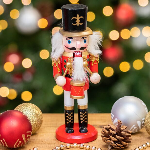 Gisela Graham Wooden Nutcracker Ornament