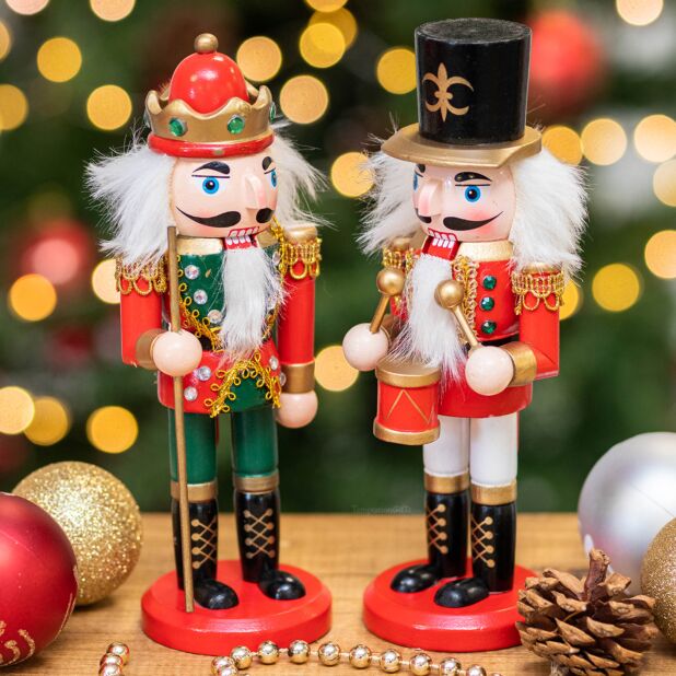 Gisela Graham Wooden Nutcracker Ornament